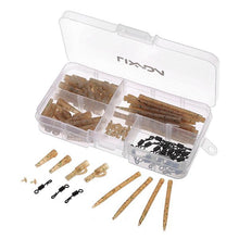 Load image into Gallery viewer, 100pcs Lead Clips / Tail Rubbers /  Tubes / Swivels / Rubber Sleeves