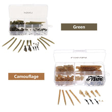 Load image into Gallery viewer, 100pcs Lead Clips / Tail Rubbers /  Tubes / Swivels / Rubber Sleeves
